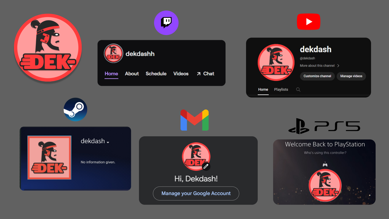 Screenshot of Personal Gaming Logo project by DRKDQL