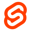 Logo of SvelteKit, tool used in This Website project